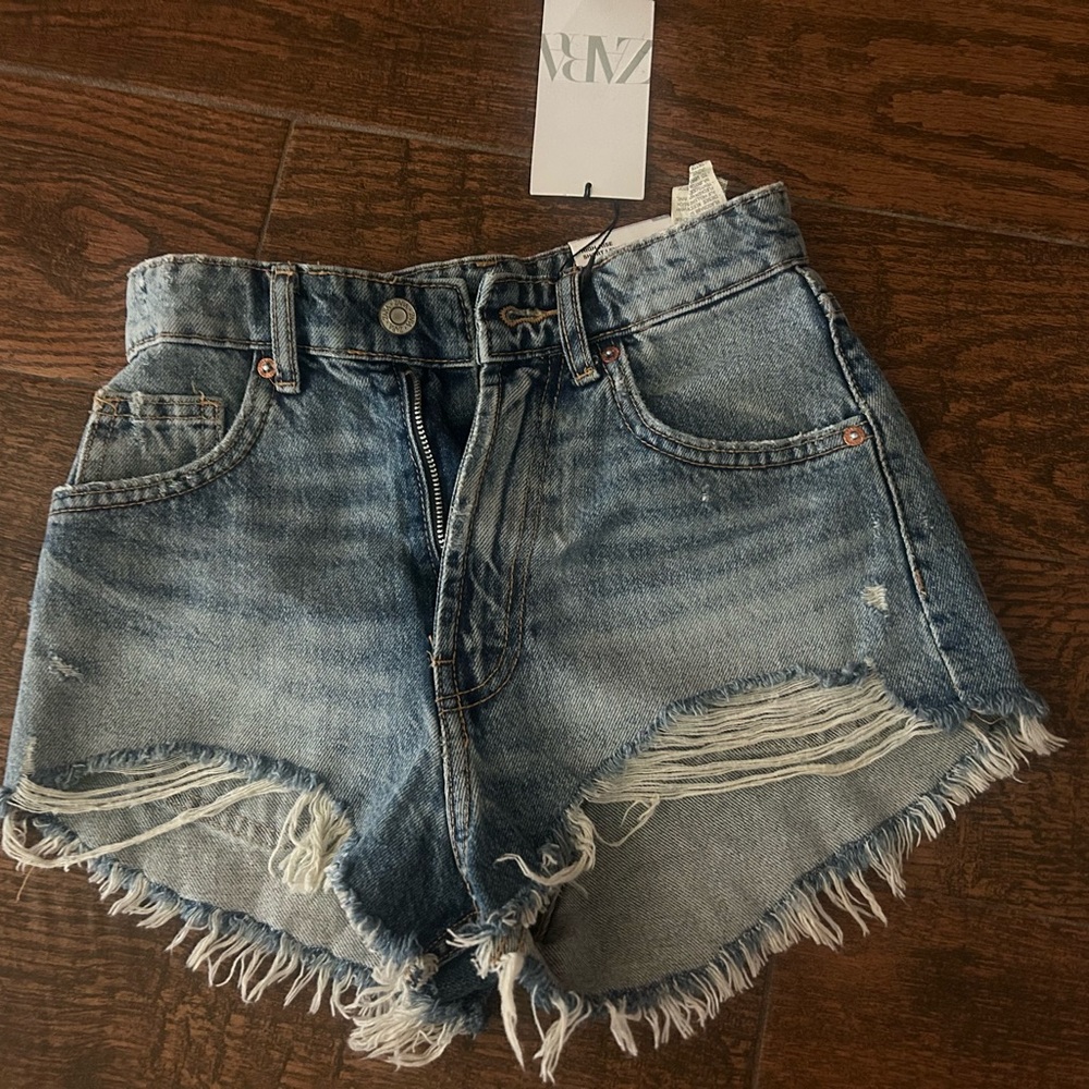 Denim Distressed Women Shorts